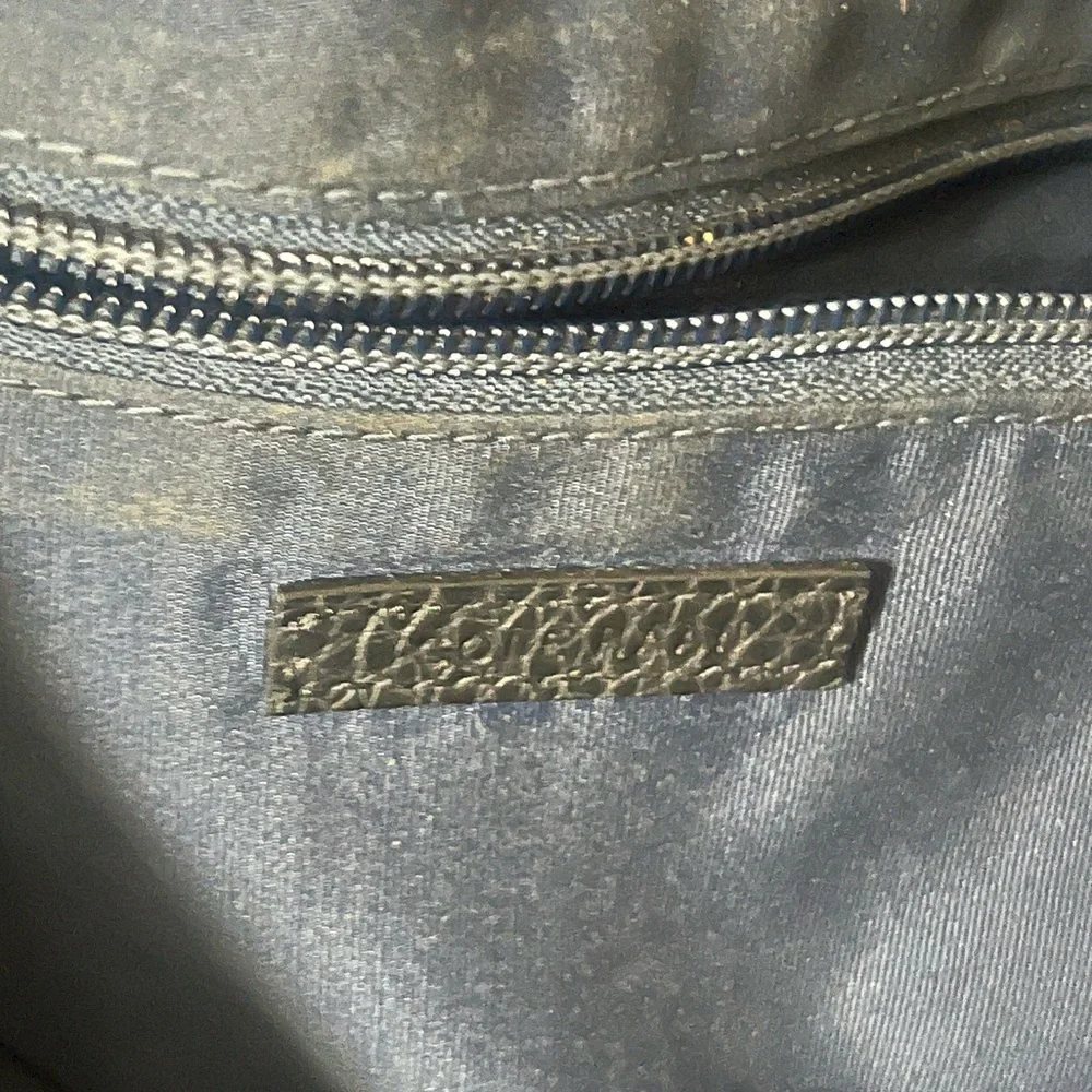 Cole Hann laptop messenger Black Leather Men's Bag